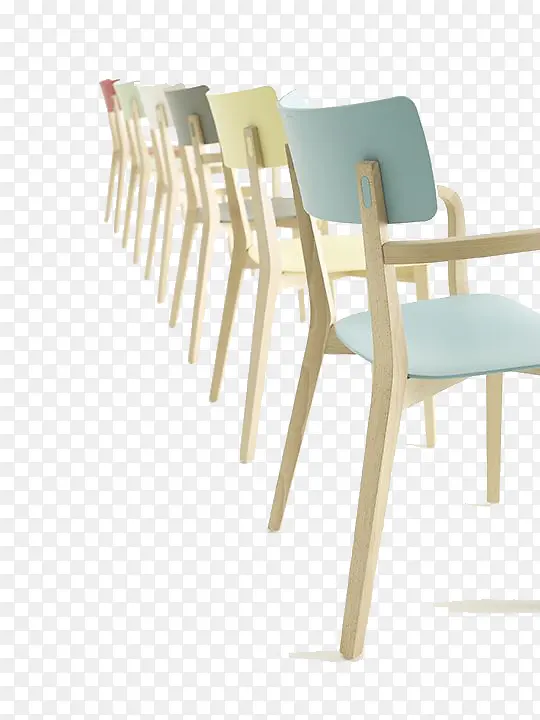 一组小清新装饰休息椅子