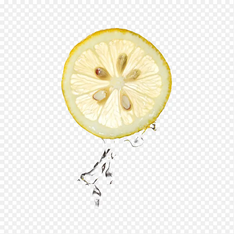 流着水的柠檬