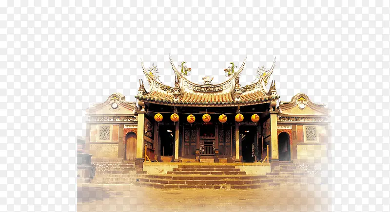中国古代建筑房子院子