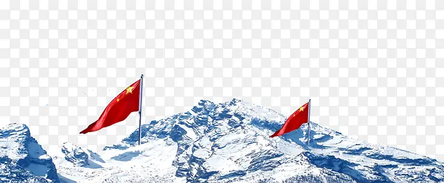 企业文化山峰国旗