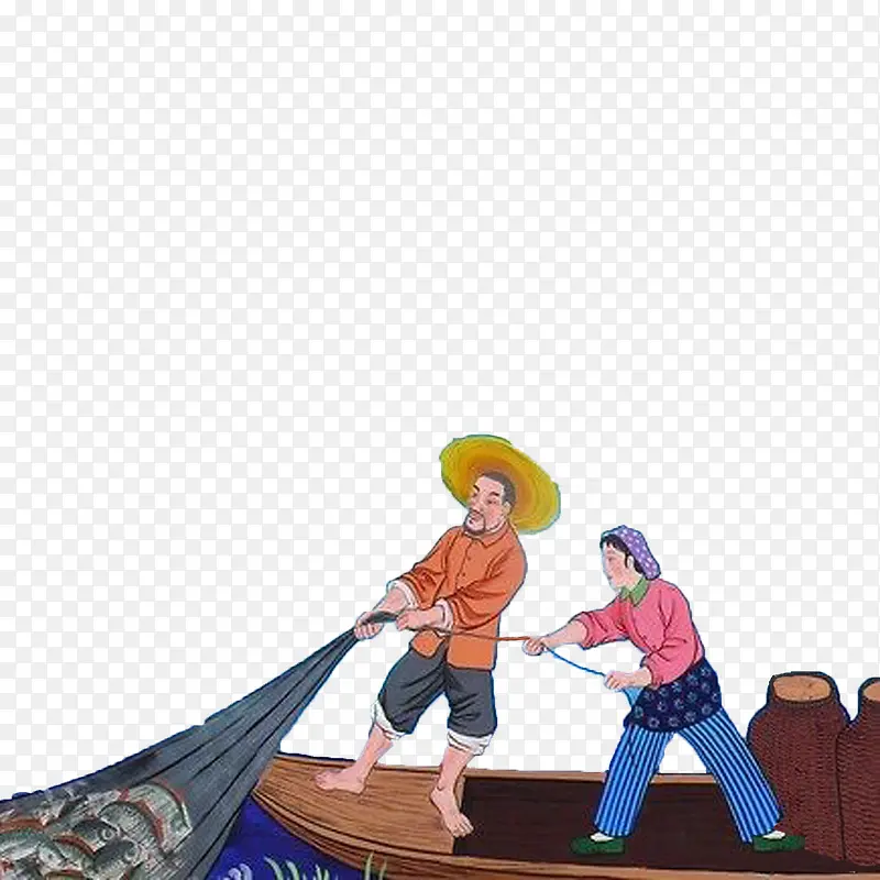 渔民夫妻
