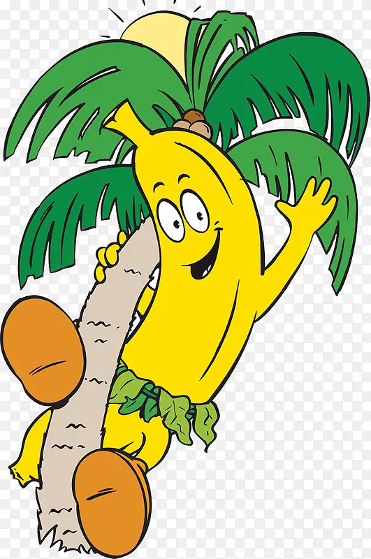 卡通香蕉形象