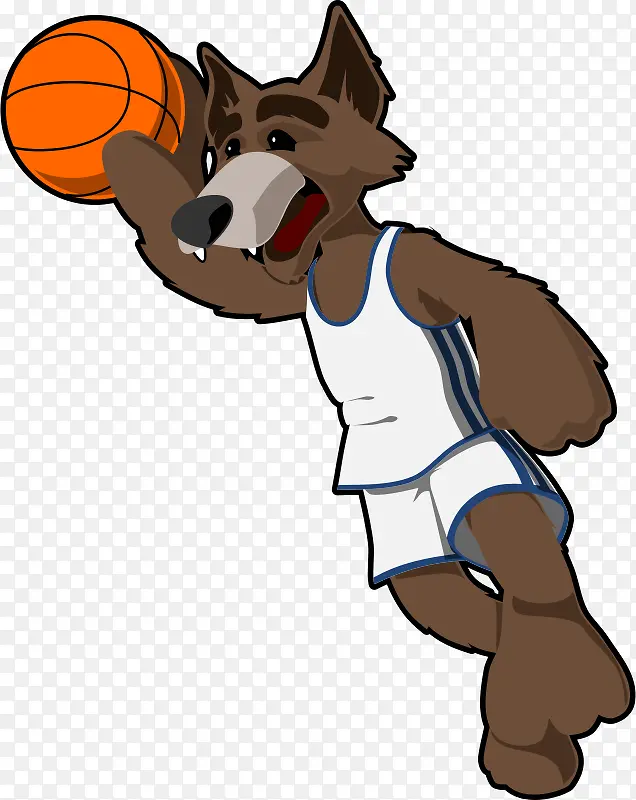 打篮球的狼