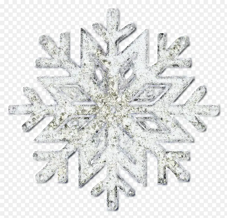 八角星形雪花