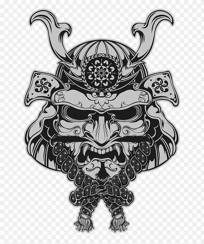 日本武士矢量