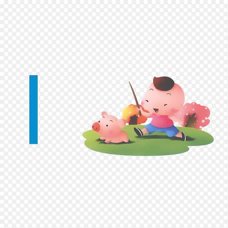 卡通元音插图