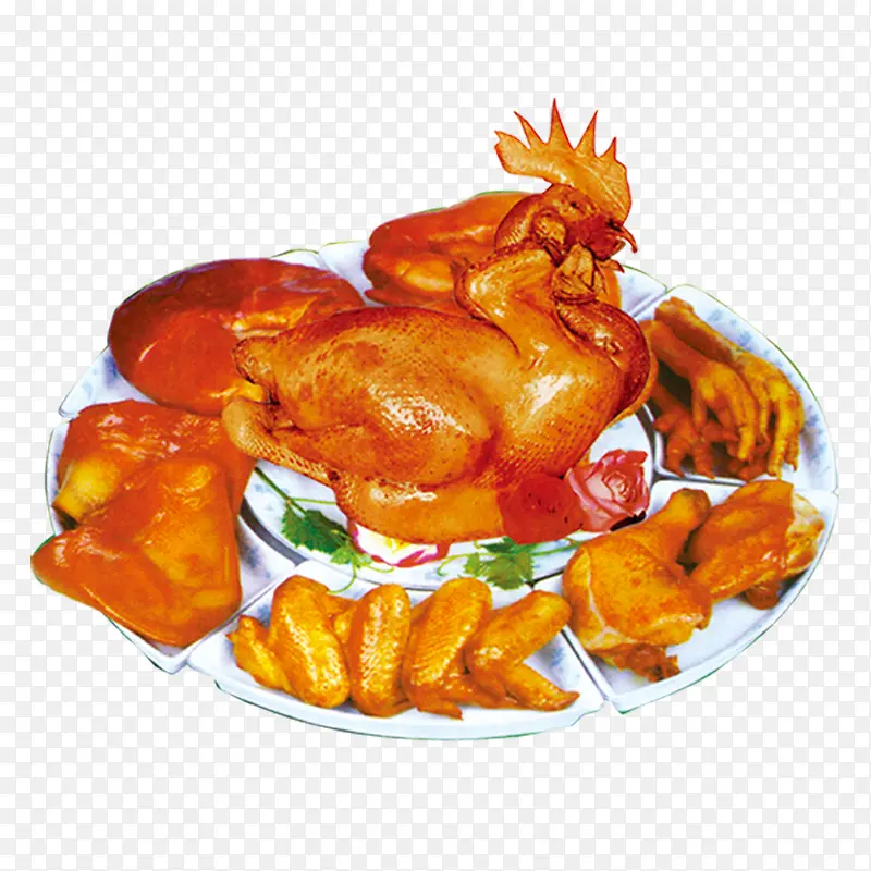 卤味公鸡图片