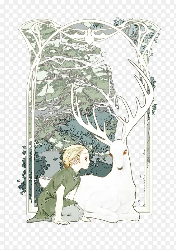 森林系插画