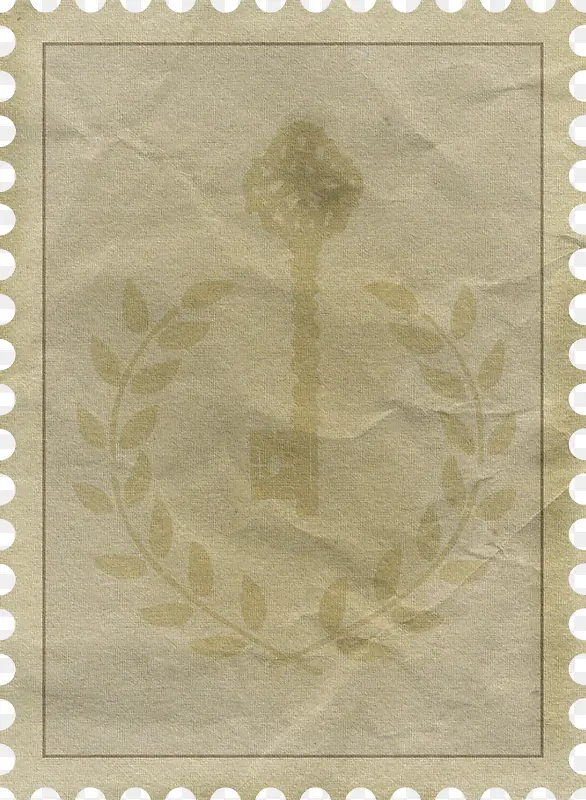 复古装饰邮票