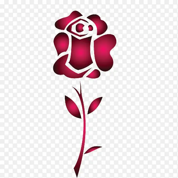 红色玫瑰花