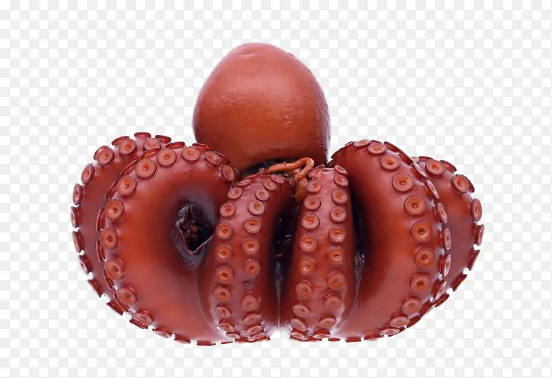 一个煮熟的大章鱼免扣素材