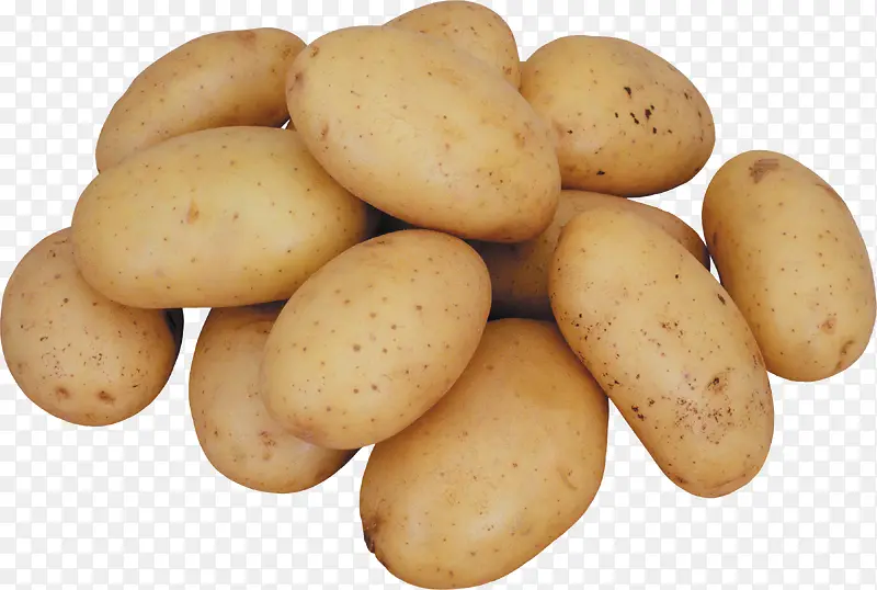 黄色土豆堆
