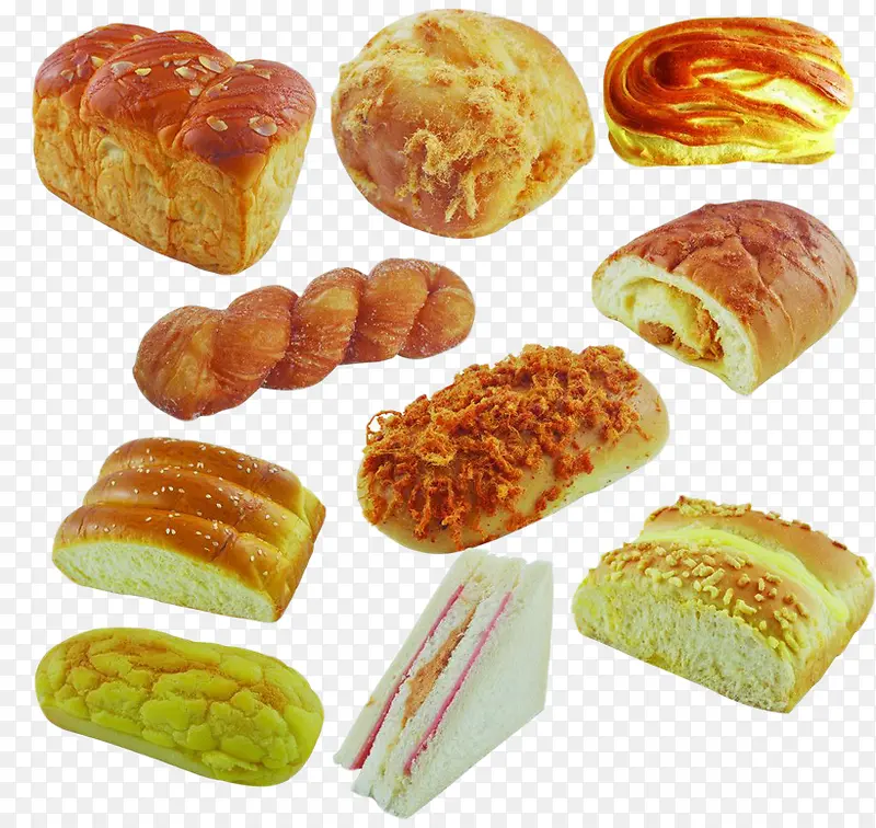 几种烘焙面包素材