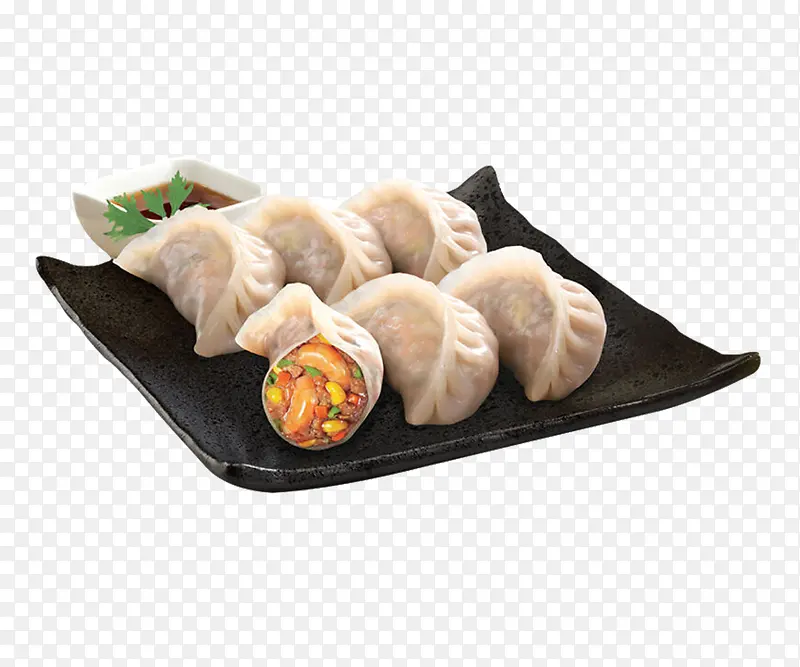创意香喷喷的饺子摄影