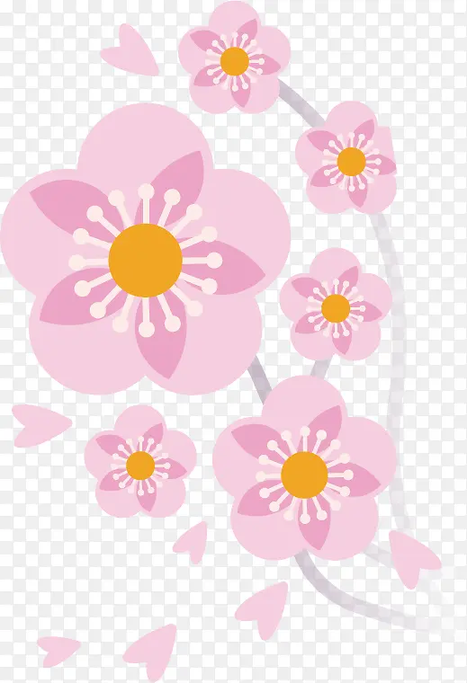 日本樱花花瓣