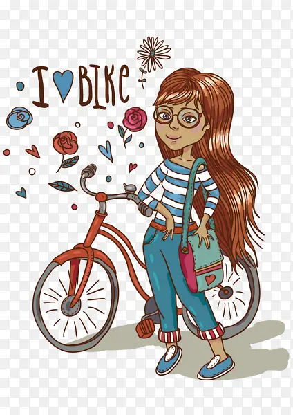 自行车女孩