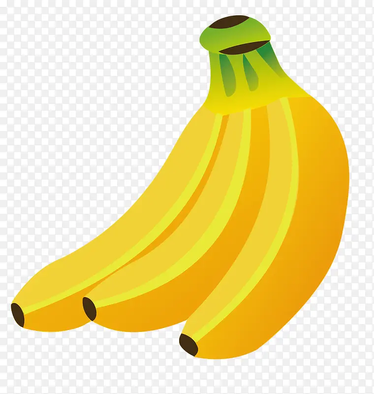 手绘香蕉矢量图