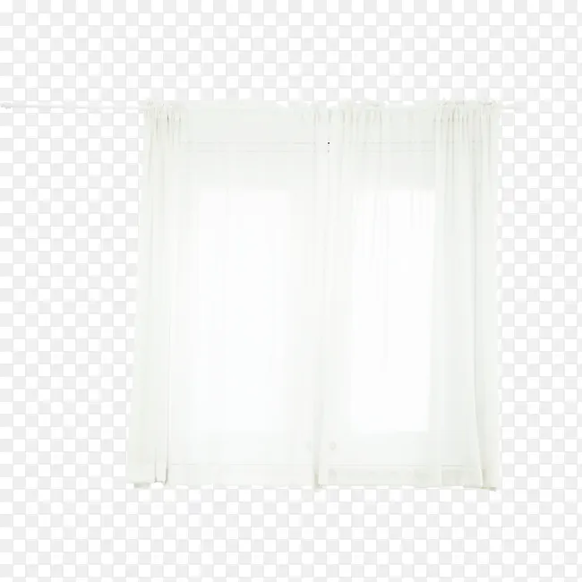 白色窗帘