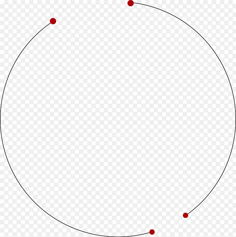 创意简单大方圆形球形圆环