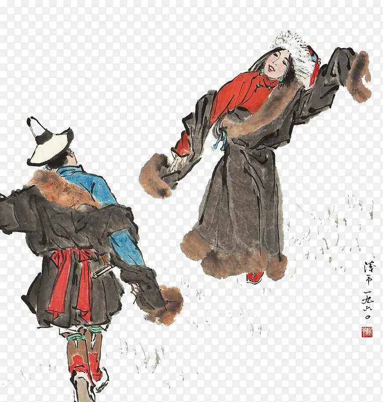藏族双人舞