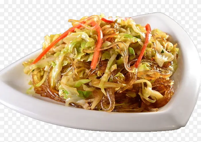 牛心菜炒粉条