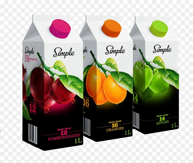 SUMPLE水果汁包装设计