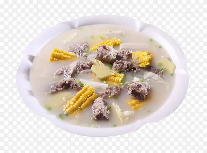 鲜山药玉米炖龙骨