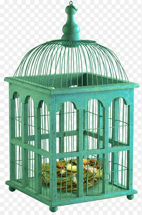 绿色鸟笼