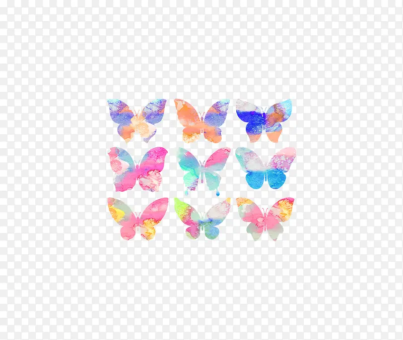 九款美丽蝴蝶