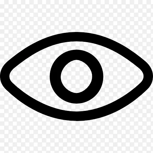 开眼角与空白瞳孔图标