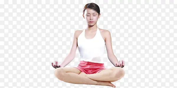 做瑜伽的女生
