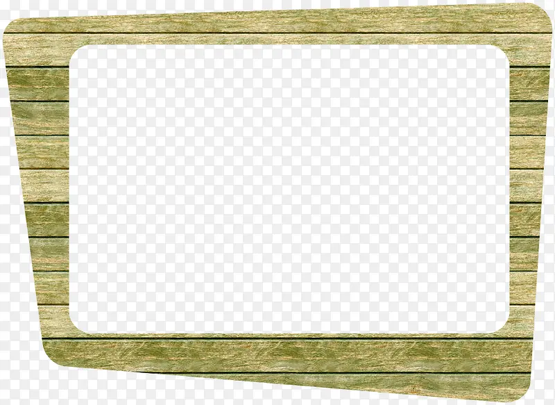 绿色漂亮木板方框