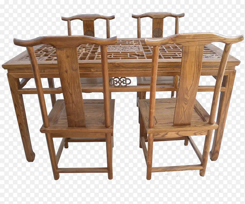 古典木桌椅