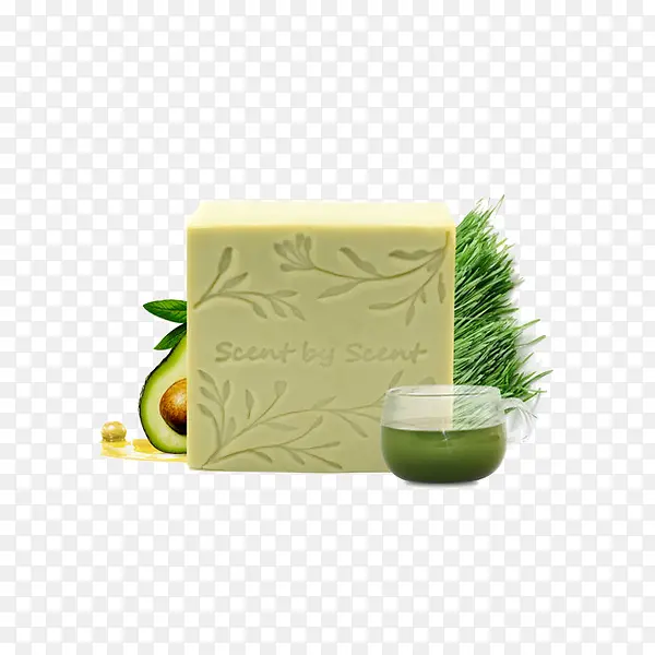 香觉手工皂麦苗青汁天然植物精油