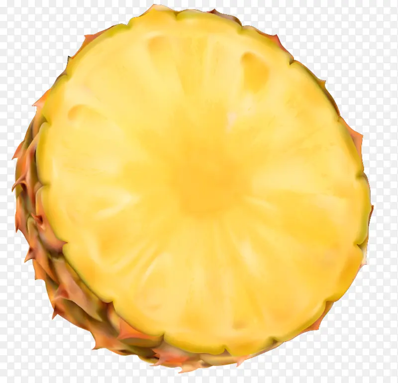 小清新黄色菠萝