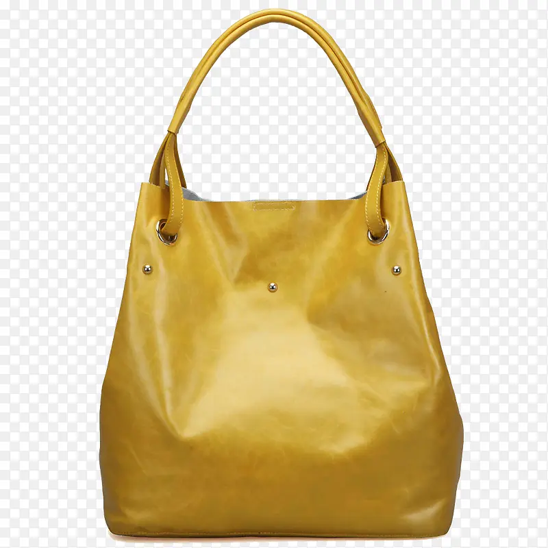 古缇黄色真皮女款包包