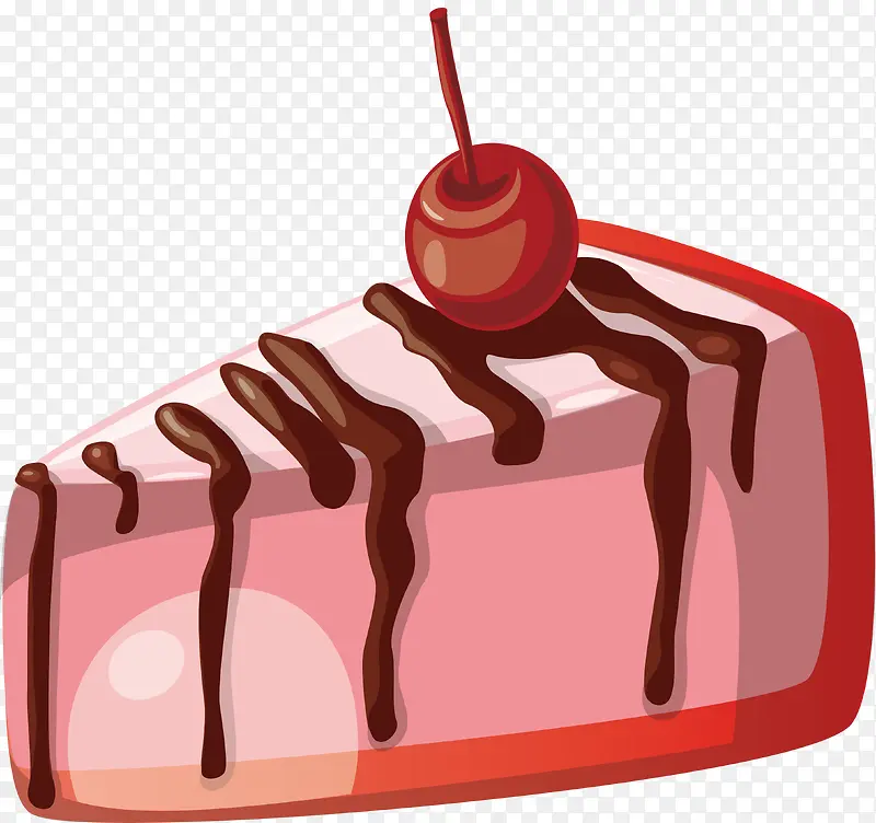 三角形红丝绒蛋糕