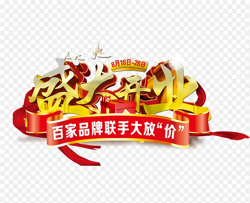 盛大开业海报