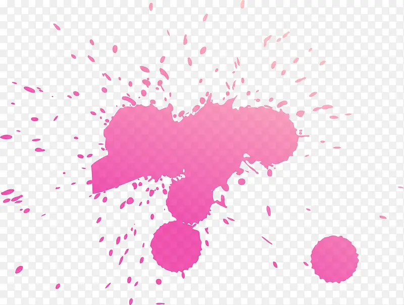 抽象粉色水渍