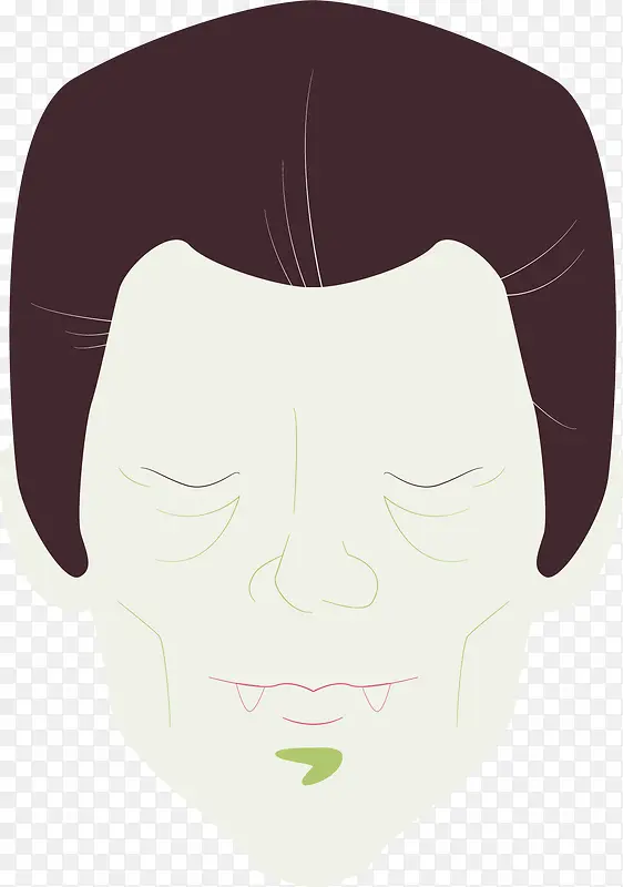 女人头像矢量图