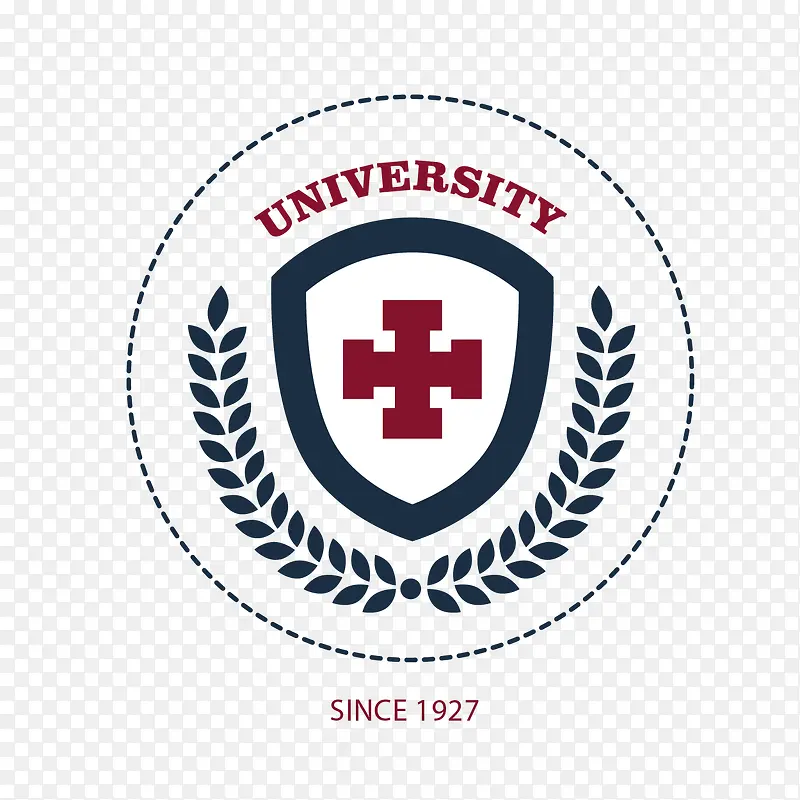 大学徽章矢量