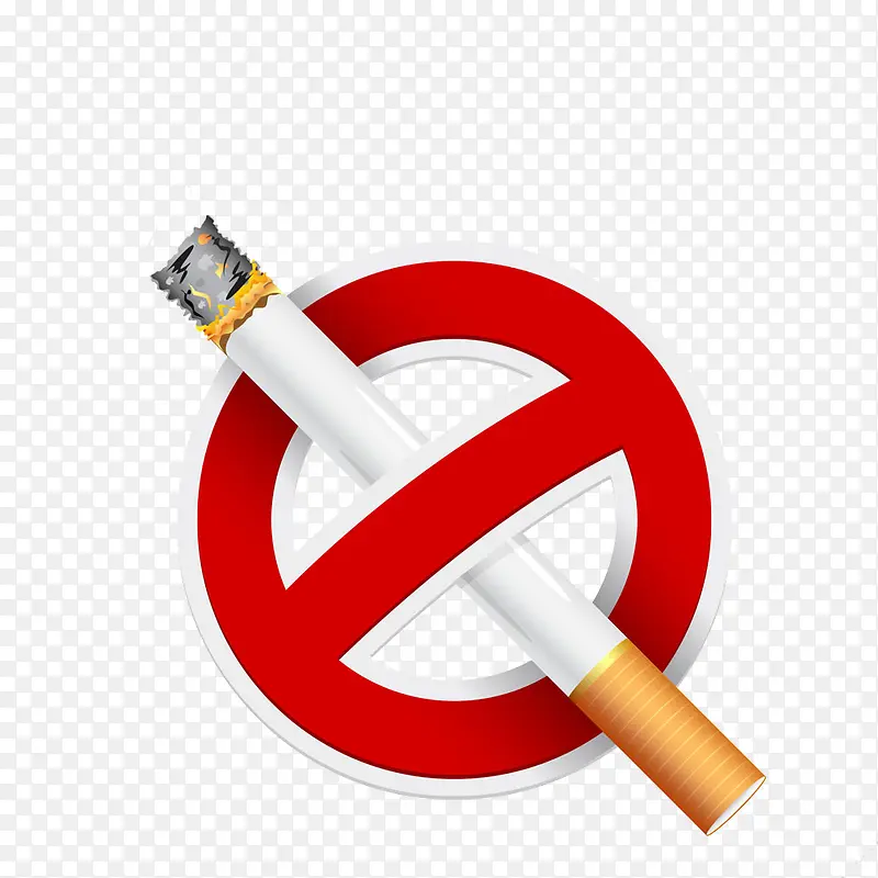 创意戒烟禁烟标识图片
