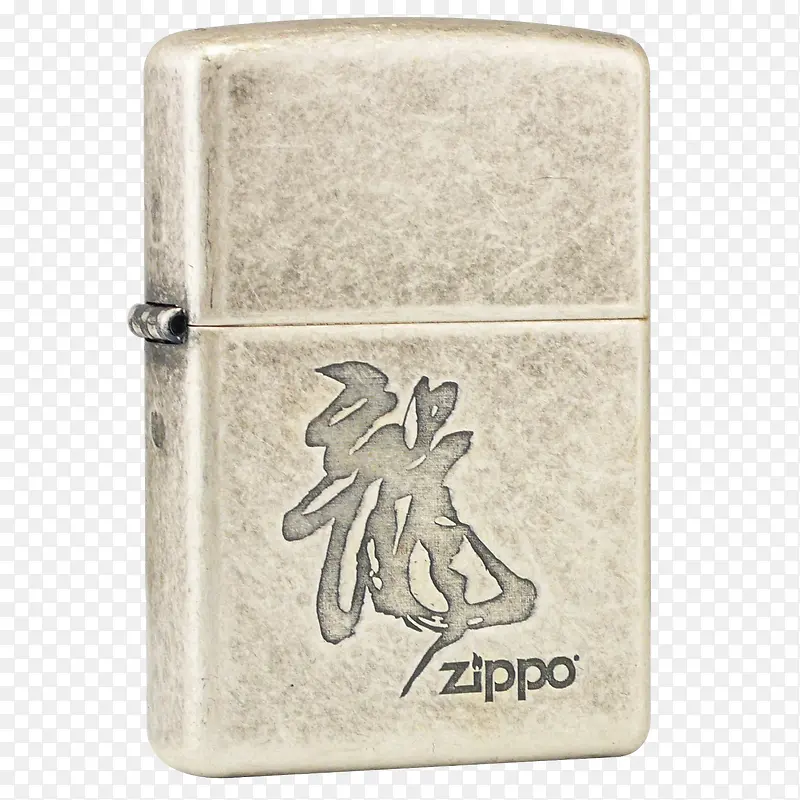 Zippo欧洲风花纹金属磨砂
