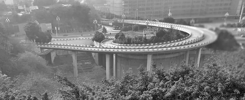 重庆3D魔幻城市立交桥