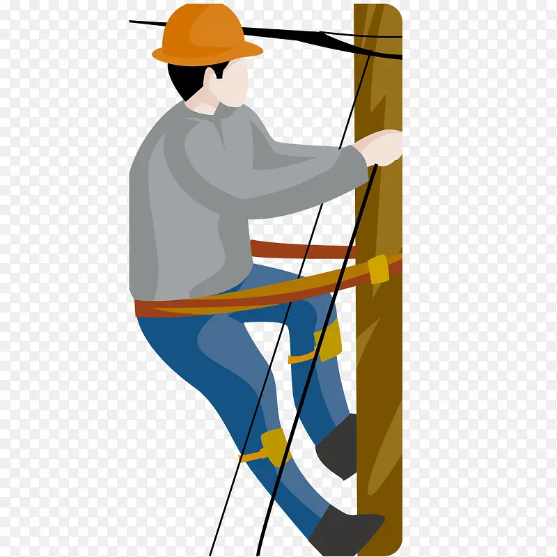 电线维修工人