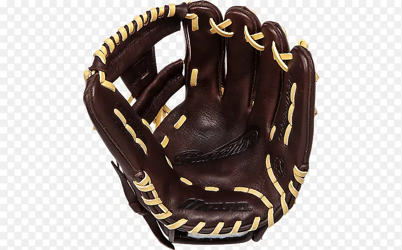 褐色皮质棒球手套