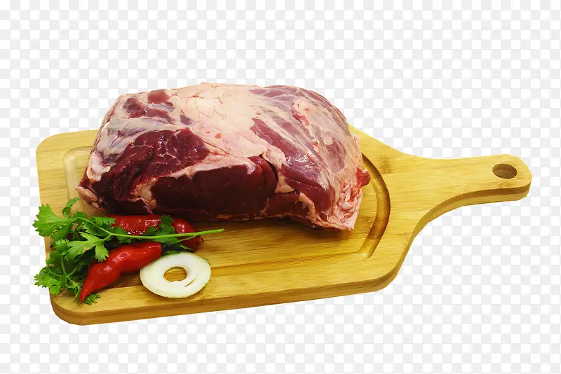 菜板上的牛肉