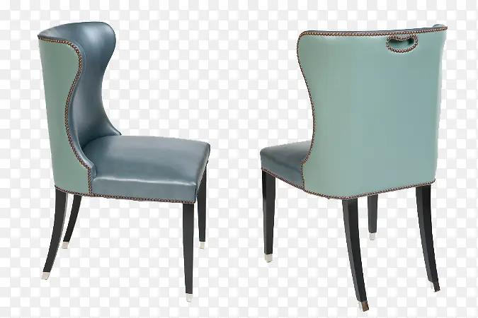 蓝色唯美现代简约单人椅
