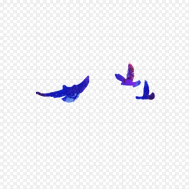 蓝色      飞行的千纸鹤