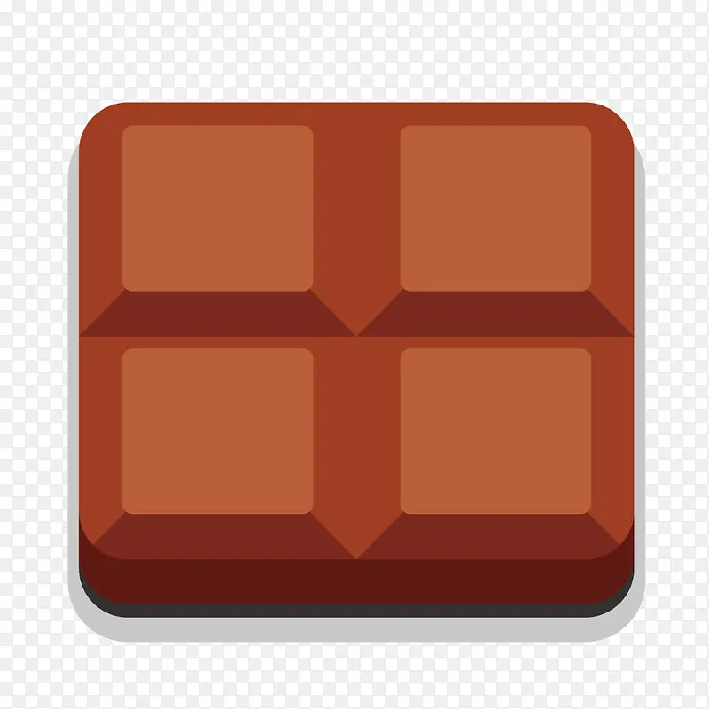 矢量方块巧克力